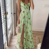 Keira - Floral Pattern Midi Dress