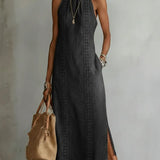 Zoey - Retro Lace Denim Dress