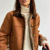 Jordan - Buttoned Sheepskin Jacket