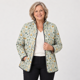 Faith - Floral-Printed Quilted Jacket