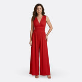Aaliyah - Chic Sleeveless Jumpsuit with Wide Legs