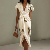 Lillian - Midi Dress with Bow