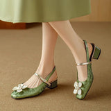 Mathilde – Elegant Women's Shoes with Floral Detail