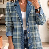 Leah | Retro Art-Print Denim Jacket