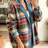 Sarah | Vintage Patchwork Denim Jacket