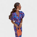 Willa - Tropical Fire Dress
