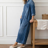 Serenity - Denim Cotton Jumpsuit