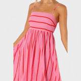 Andrea - Long Striped Dress